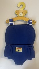 Build A Bear Adjustable Backpack Blue Doll Bear Carrier