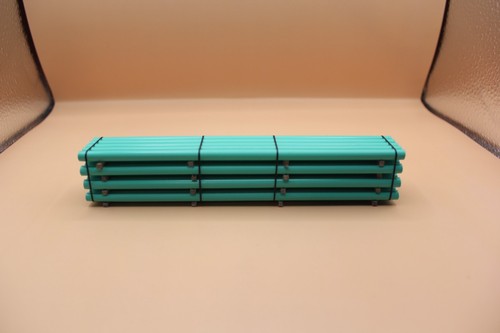 124004 HO- Escala Hecho a Mano 50' Tubo Carga para Coches Planos-Góndolas 7" Largo | Zustand: New