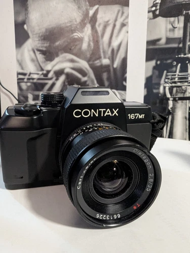 CONTAX 167 MT with box + Distagon 35mm 2.8