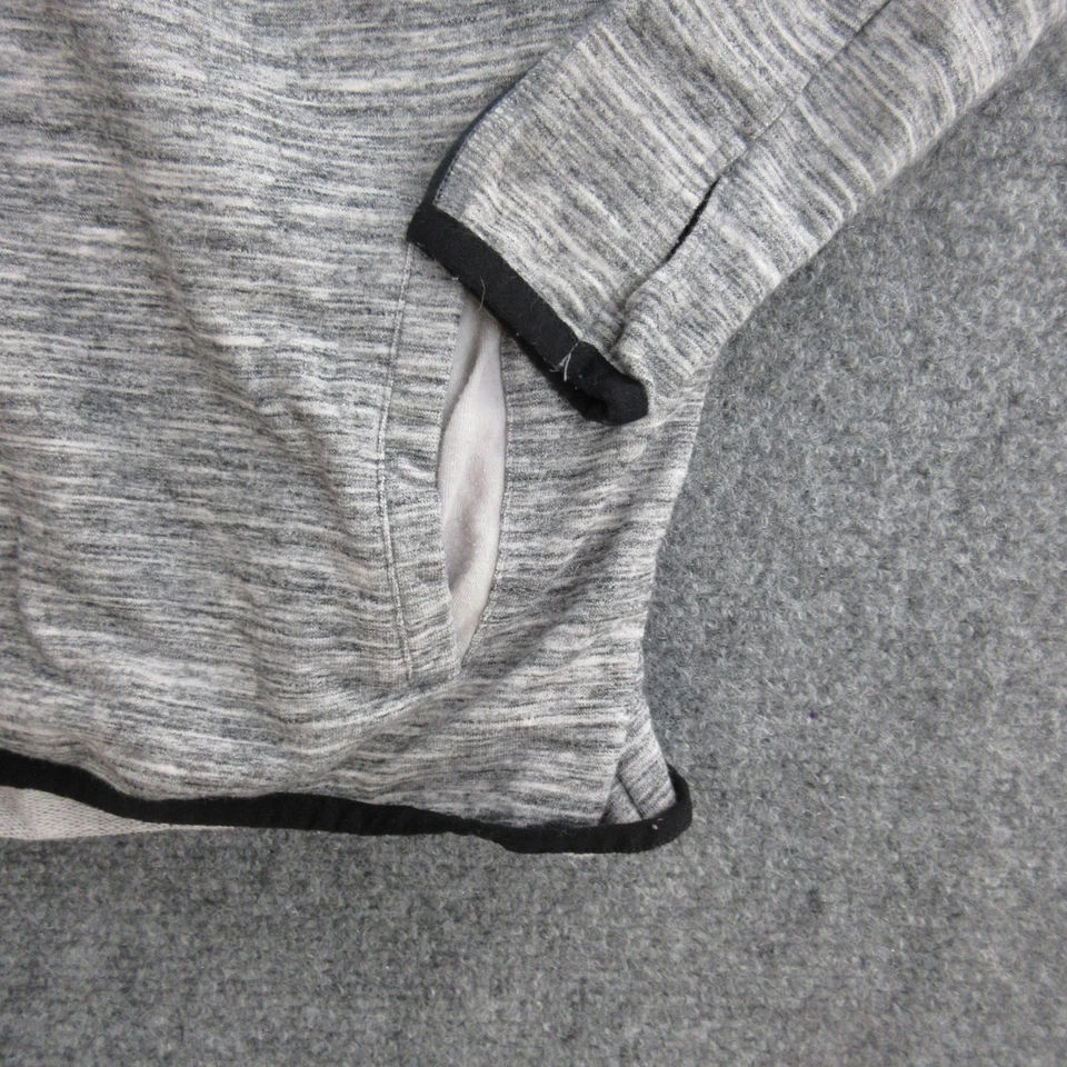 ROSA Victoria's Secret Sudadera con Capucha para Mujer XS Gris Negro Cremallera Completa Deletrear Sudadera Foto 2 de 4