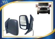 For 2015-2024 Ford Transit Left Front Door Side Rear View Mirror Short Arm LH