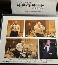 Frank Sinatra Jr. Signed 8.5x11 Photo Autograph w/ COA & Top Loader