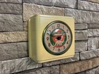 VTG 40s GILBERT SINCLAIR OPALINE OIL-OLD GAS STATION ADVERTISING WALL CLOCK SIGN