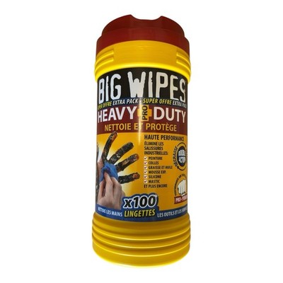 Big Wipes Heavy Duty Reinigungstücher, 100 Stück, Handreinigungstücher