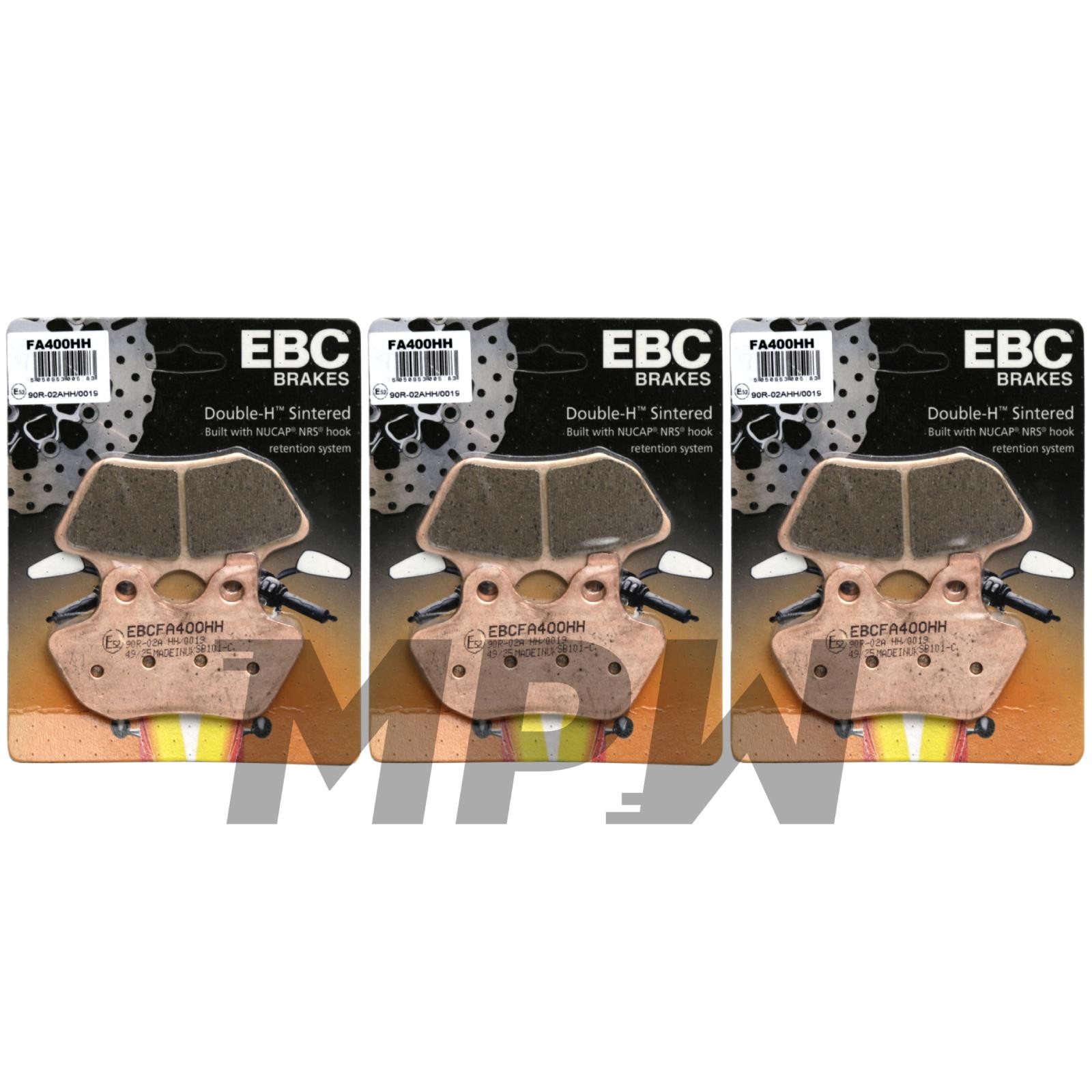 Harley Touring FLHX/FLHXi Street Glide 06-07 EBC FA400HH Brake Pads Front & Rear