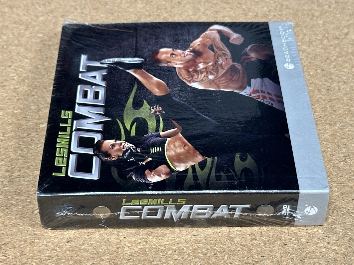 SEALED Les Mills Combat Fitness DVD Workout Set - 6 Hrs 45 Minutes