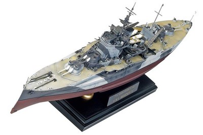 Academy 1/350 British Battleship Hms Warspite Am14105 Plastic Model_