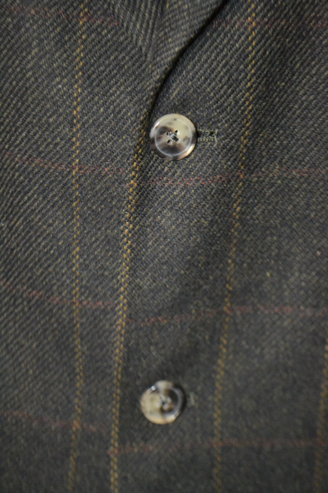 Burberry London Men Wool Checked 2 Front Button Sports Coat Sz 42R thumbnail 4