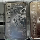 2 x 1 oz Scottsdale Vortex Bar .9999 Fine Silver Mint BU✅ Sigma Pro Verified 102