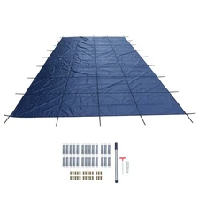 20' x 38' Inground Pool Safety Cover For 18 x 36 ft Winter Pool Cover Blue Mesh