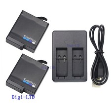2pcs New Genuine GoPro AABAT-001 Battery Dual charger for HERO5 HERO6 HERO7