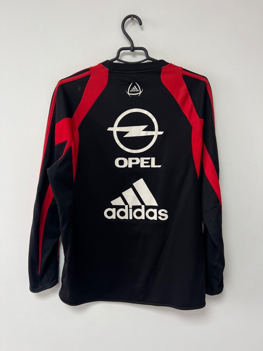 AC Milan 2004/2005 Training Sweatshirt Adidas Track Top Opel