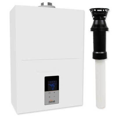 Ferroli Kona 17L LPG Room Sealed Water Heater with Vertical Flue Kit ODK97KAA