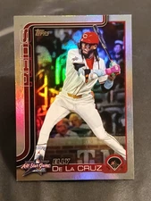 2025 Topps Update #ASG-21 Elly De La Cruz⭐All-Star Game Rainbow Foil⭐ Cincinnati