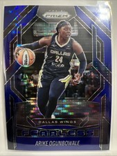 2025 WNBA Prizm Arike Ogunbowale Blue Pulsar Fearless #6 S/N# 135/199 Dallas