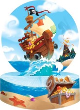 Pirate Treasure Caribbean Buccaneer Kids Birthday Party Decoration Centerpiece