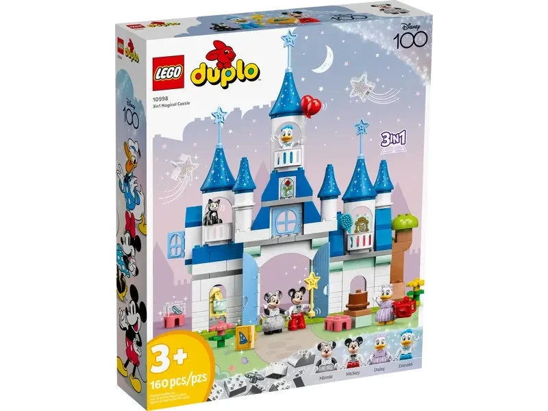 LEGO 10998 DUPLO 3‑in‑1 Magical Castle (160 pcs) Disney 100 Sealed New in Box - Image 2 of 4