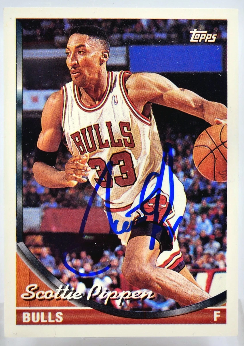 Scottie Pippen Basketball Autographed Sports Trading Cards