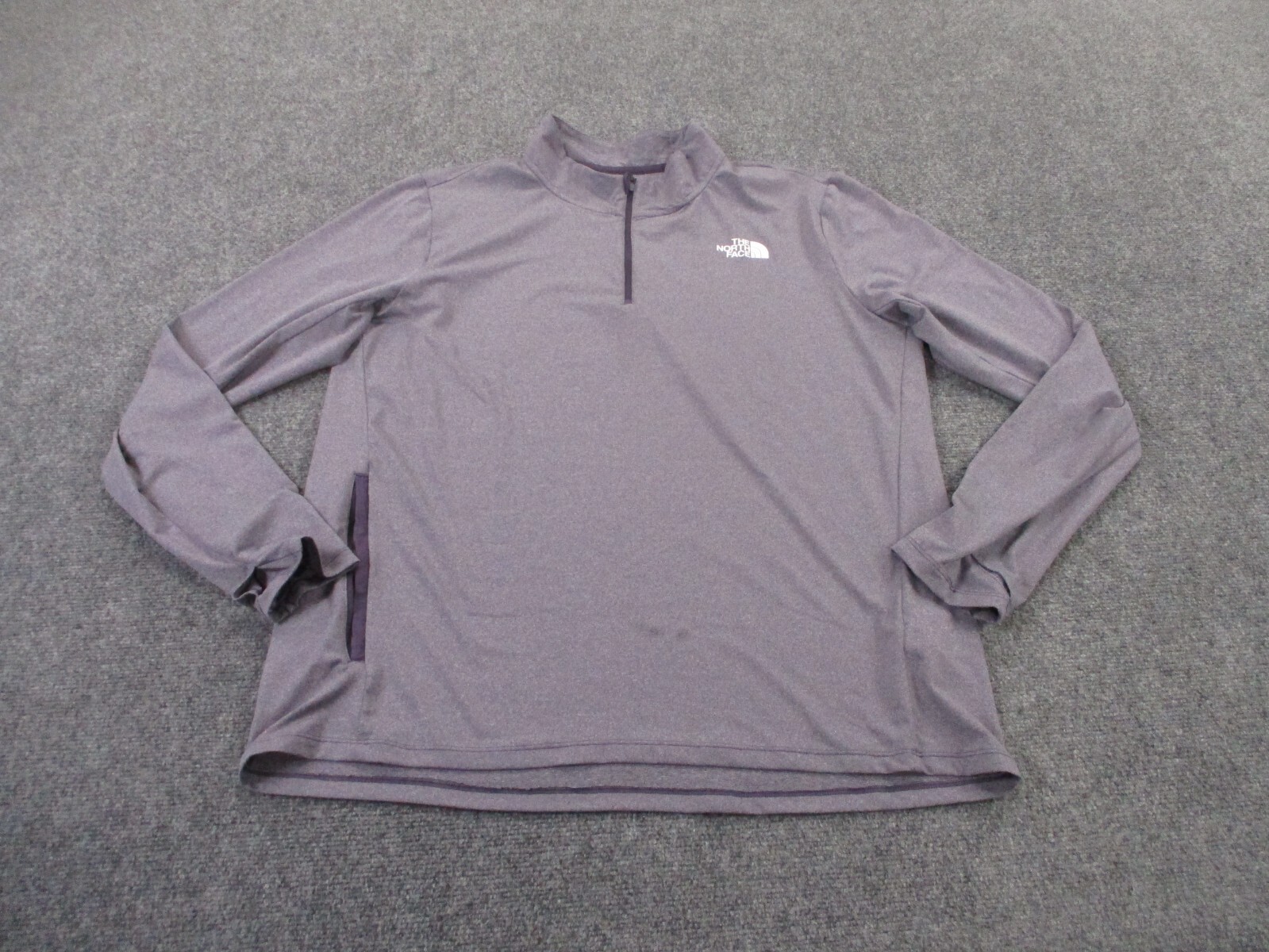North Face Mens XL Purple Lightweight Stretch Hiking Jacket for Outdoor Activities