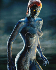 REBECCA ROMIJN signed Autogramm 20x25cm X-MEN in Person autograph COA MYSTIQUE