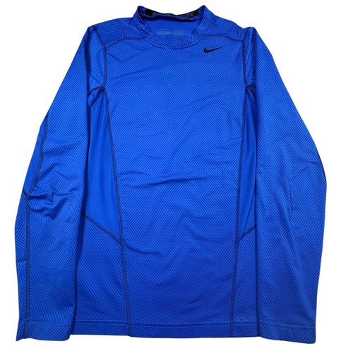 Nike Pro Combat Shirt Men's Small Fitted Hyperwarm Lite Athletic Workout Gym - Picture 2 of 8