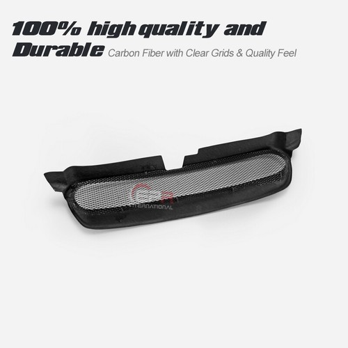 For Subaru BL BP 04-06 Legacy Carbon Fiber Front Grill Grille Mesh Trim Cover - Picture 11 of 11
