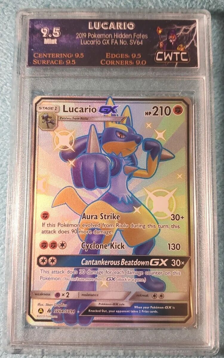 Ptcg Pokemon Trading Card Game Shiny Lucario GX