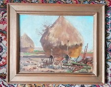 HSP PAYSAGE IMPRESSIONNISTE BOTTE DE FOIN André Hofer (1890-1973)