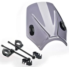 Puig - Windscreen Mito Dark Smoke Fits Hundreds of Bikes # 20702F