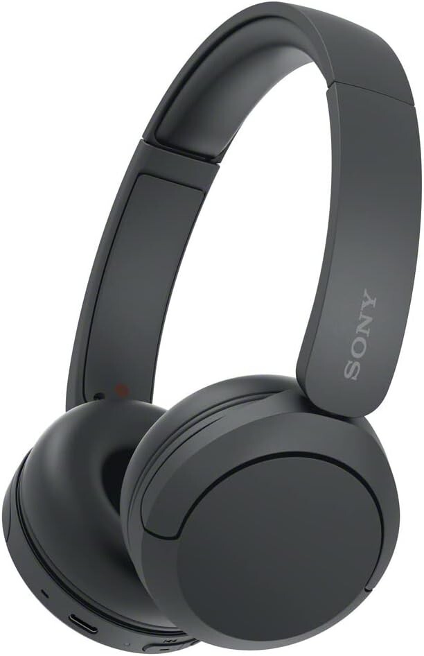 Sony WH-CH520 Wireless Headphones Bluetooth On-Ear Headset w/ Microphone, Black