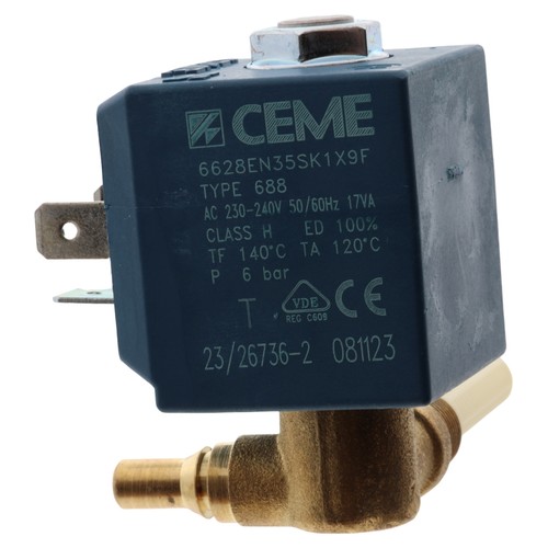Bobina de válvula solenoide Rowenta Tefal 230V hierro DG86 DG92 GV95 ¡NOTA! - Imagen 2 de 6
