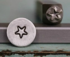 SUPPLY GUY 5mm Rounded Corner Star Metal Punch Design Stamp SGCH-31