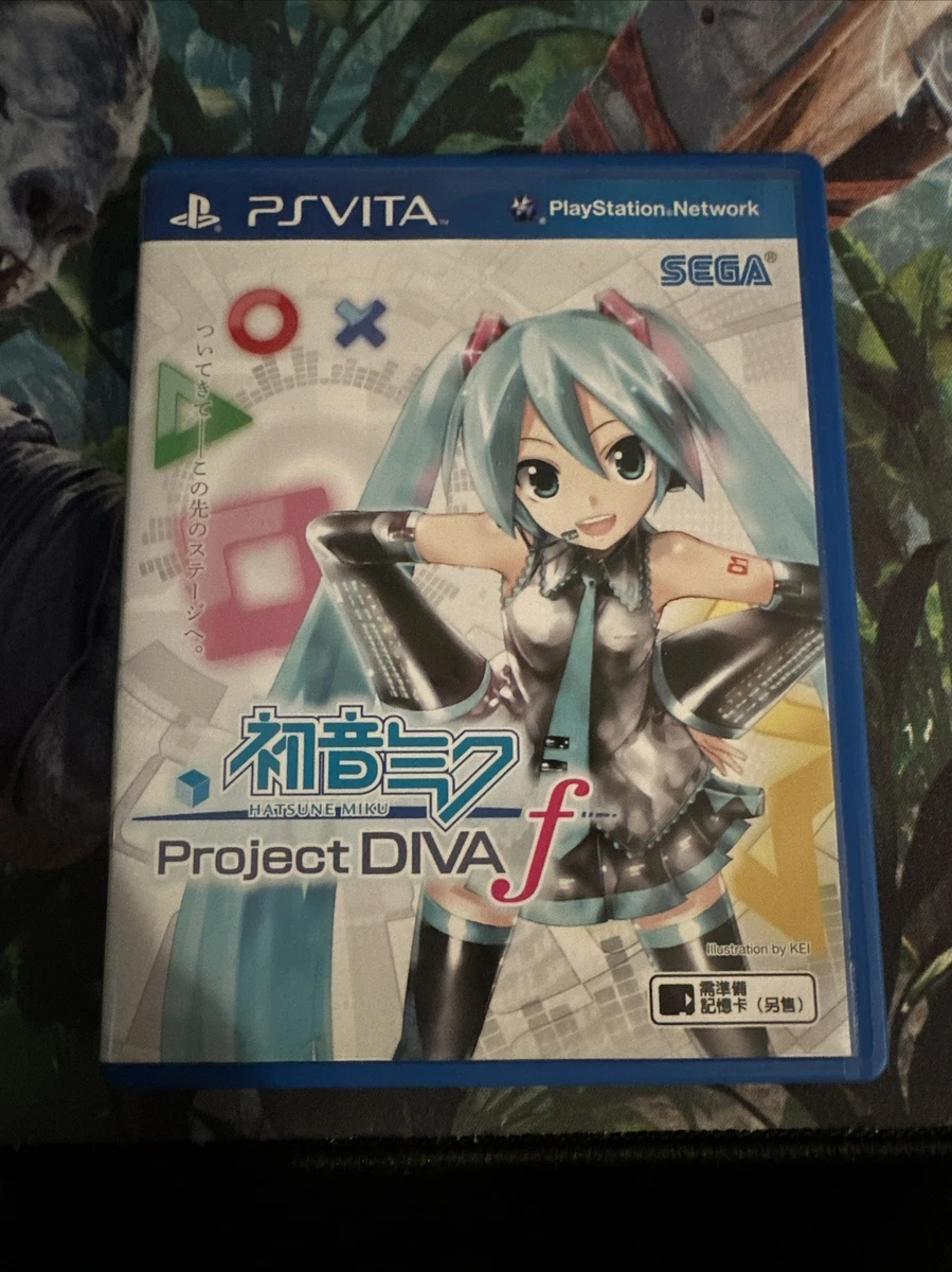 Jeu PS Vita Hatsune Miku Project DIVA F - Version Japonaise Testée, Très Bon état, NTSC-J