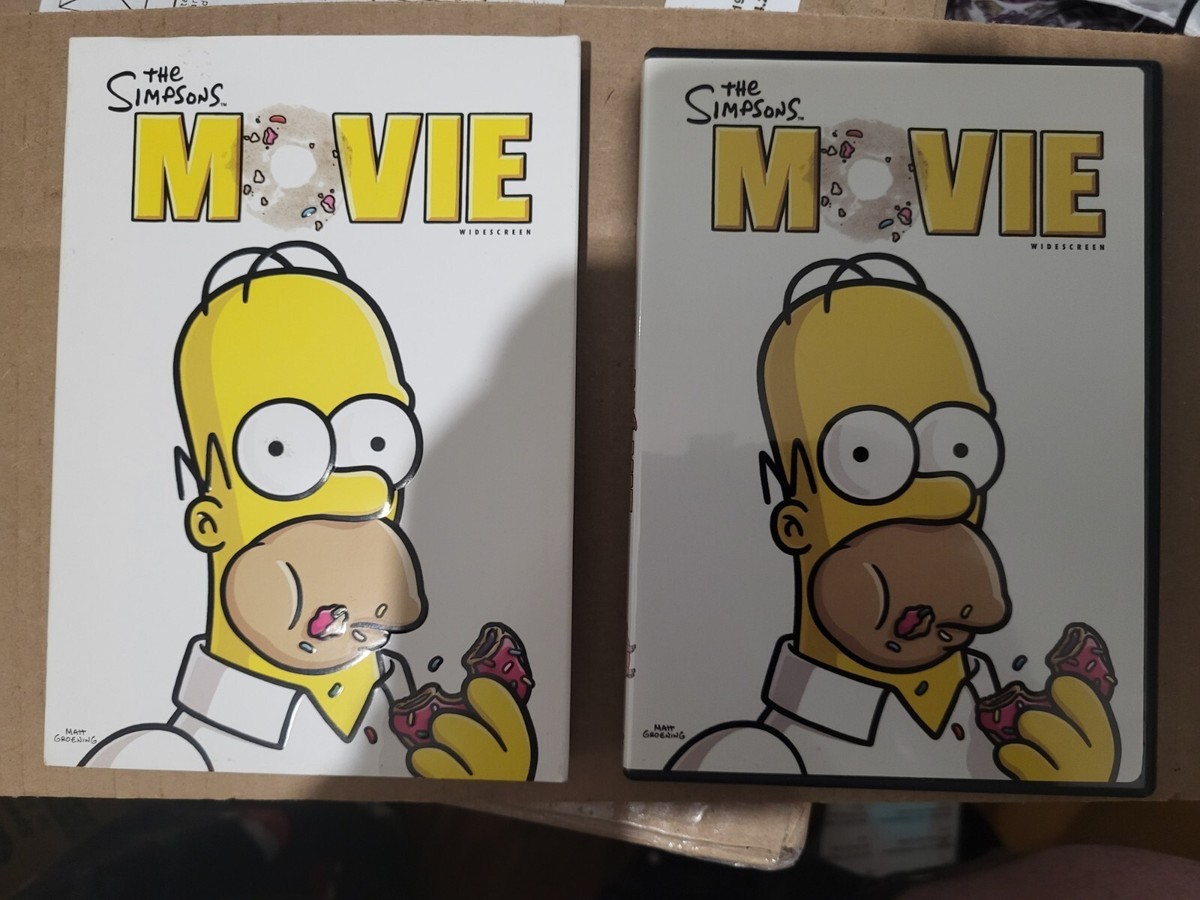 The Simpsons Movie DVD 2007 Widescreen w/ Springfield Shopper
