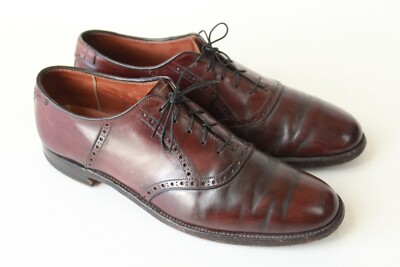 VTG Alden 994 Shell Cordovan Brown Saddle Shoes Sz 9.5 AA/B | eBay