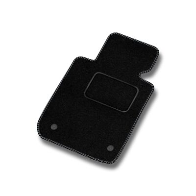 BM25-1 1stk Autoteppich Velour STREAK Grau für BMW 3er F34 ab 2013 automatte fus