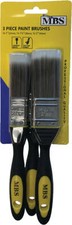 Paint Brush Pro Quality 3pc Set 1", 1.5", 2"