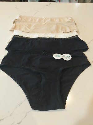 New Dorina 5 Pack Hipster Classic Panty Naomi Medium Tan Ivory Black
