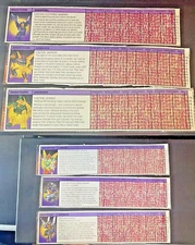 VTG 1980S G1 TRANSFORMERS INSECTICONS TECH SPECS LOT
