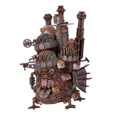 Studio Ghibli Howl's Moving Castle 3D Wooden Puzzle Kit ki-gu-mi Color Version