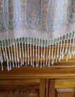 Large Beige w/ Paisley Thick Pashmina Shawl / Wrap / scarf  28 x 72 New — photo 8