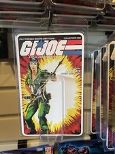 GiJoe Lady Jaye 1985 Clamshell Display Case With Cardback Insert