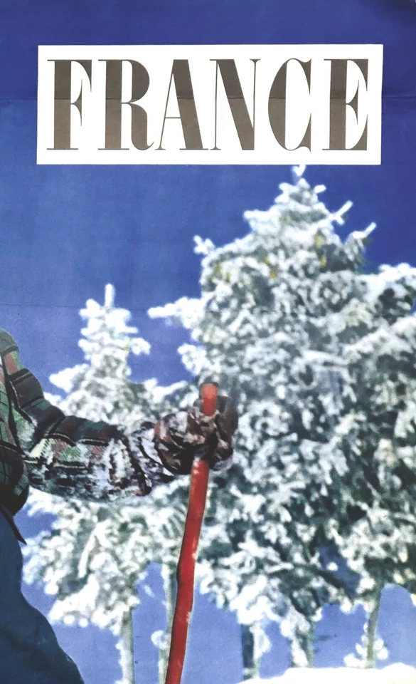 Affiche ancienne circa 1950 MACHATCHEK Philippe (photographe).  Winter Sports. - Photo 2/4