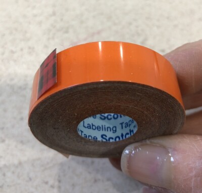 Scotch 3M Labeling Tape 1/2'' Orange - 1 Roll - New