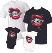 Zumba T-Shirt Dance Fitness Workout Music shirt Exercise Gym aerobic matching