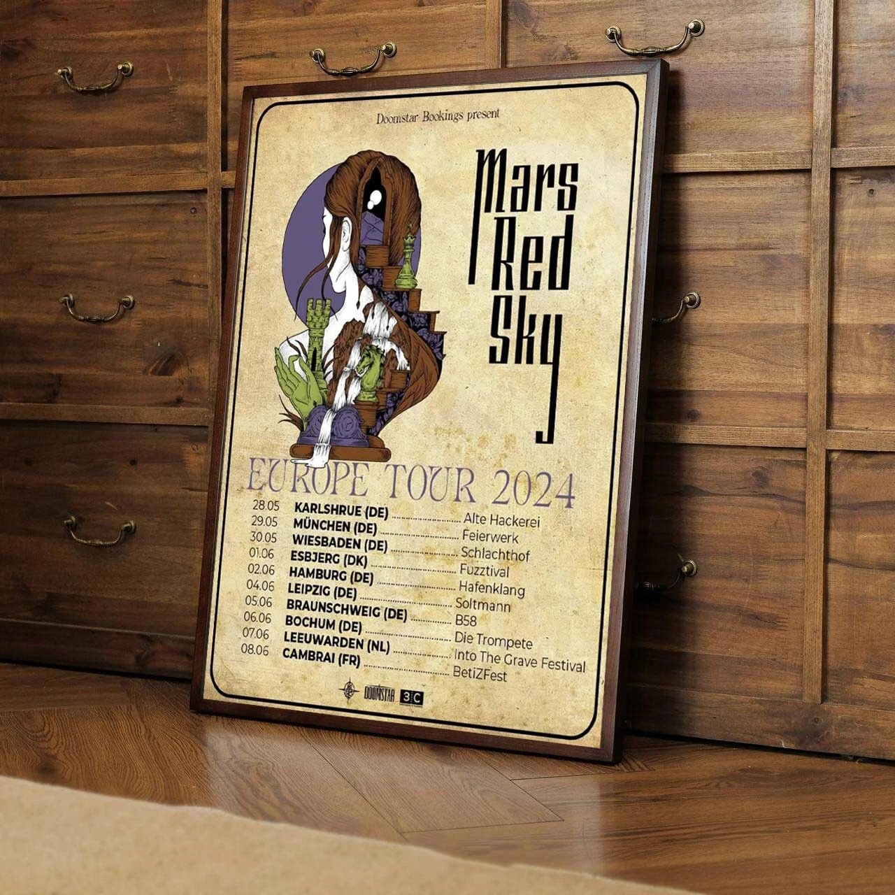 Mars Red Sky - Tour 2024 poster - concert