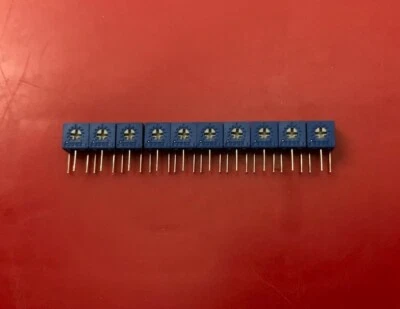10x 3362W-1-103 BOURNS TRIMMER POTENTIOMETER 10K OHM 0.5W PC PIN 1TURN