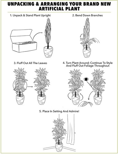57” Azalea Artificial Flowering Tree with Natural Trunk Home Decor. Retail $179 - Picture 5 of 5