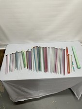 Large Lot 100 Pieces Used Knitting Needles Crochet Hooks Bates Boye