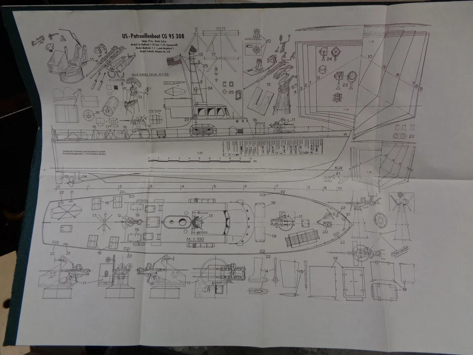 Bauplan , Patrollienboot CG 95308 - Bild 3 von 3